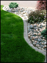 Example image of a custom concrete curb.