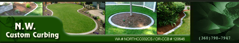 N.W. Custom Curbing - Creating custom concrete curb, edging, and landscape borders since 1990